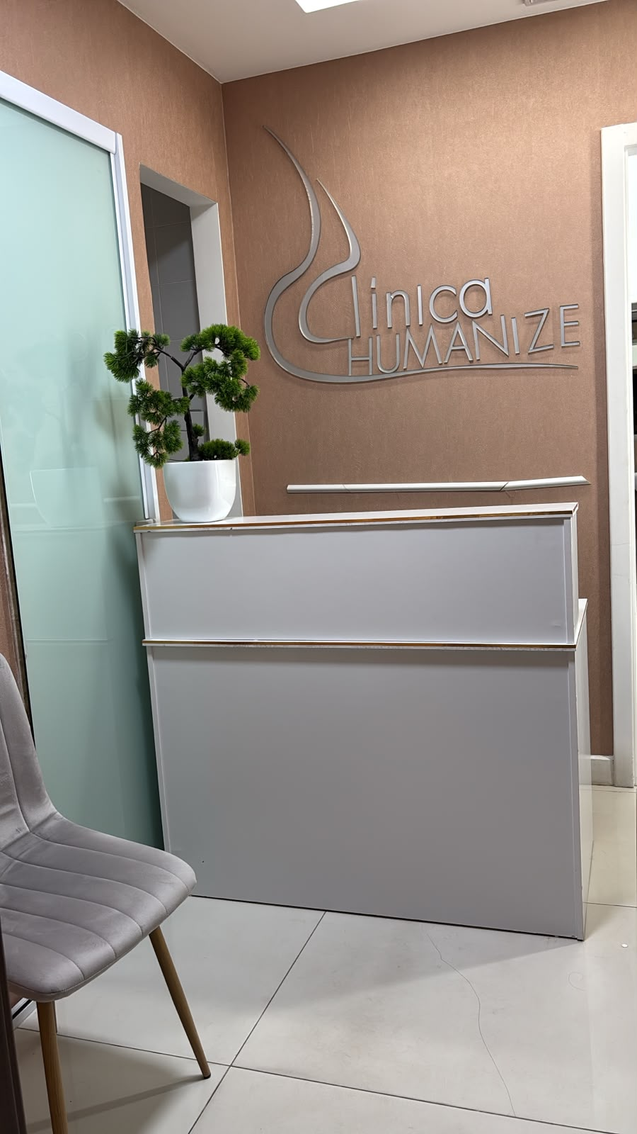 Recepção da Clínica Humanize